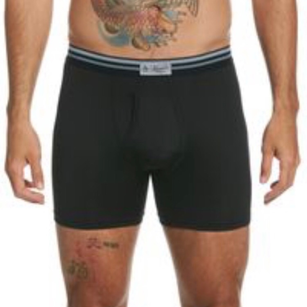 ORIGINAL PENGUIN Cotton Stretch Boxer Briefs pack of 3 NEW